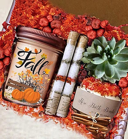 Hello Fall Succulent & Spa Gift Box